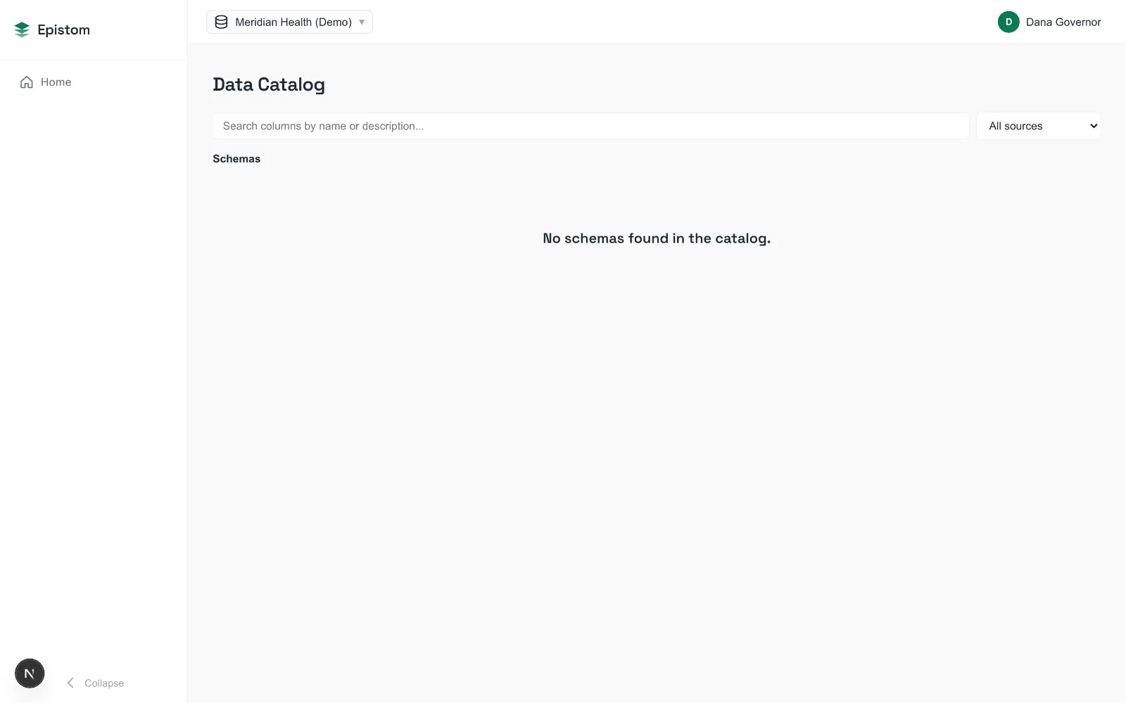 Explore console: steward-approved governed data catalog